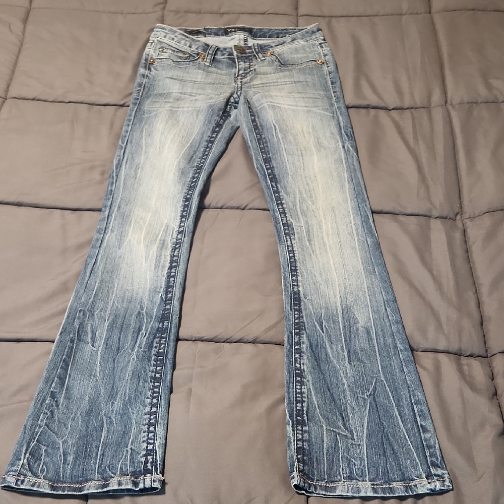 YMI Light Blue Flare Jeans